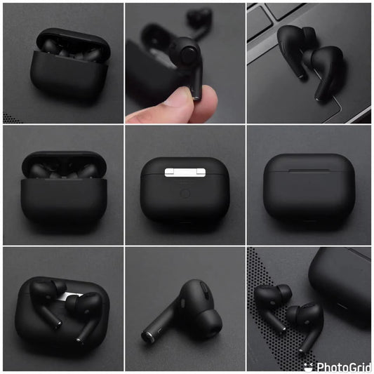 Black Airpods Pro 2 , Matte Black, Wireless Earbuds with ANC